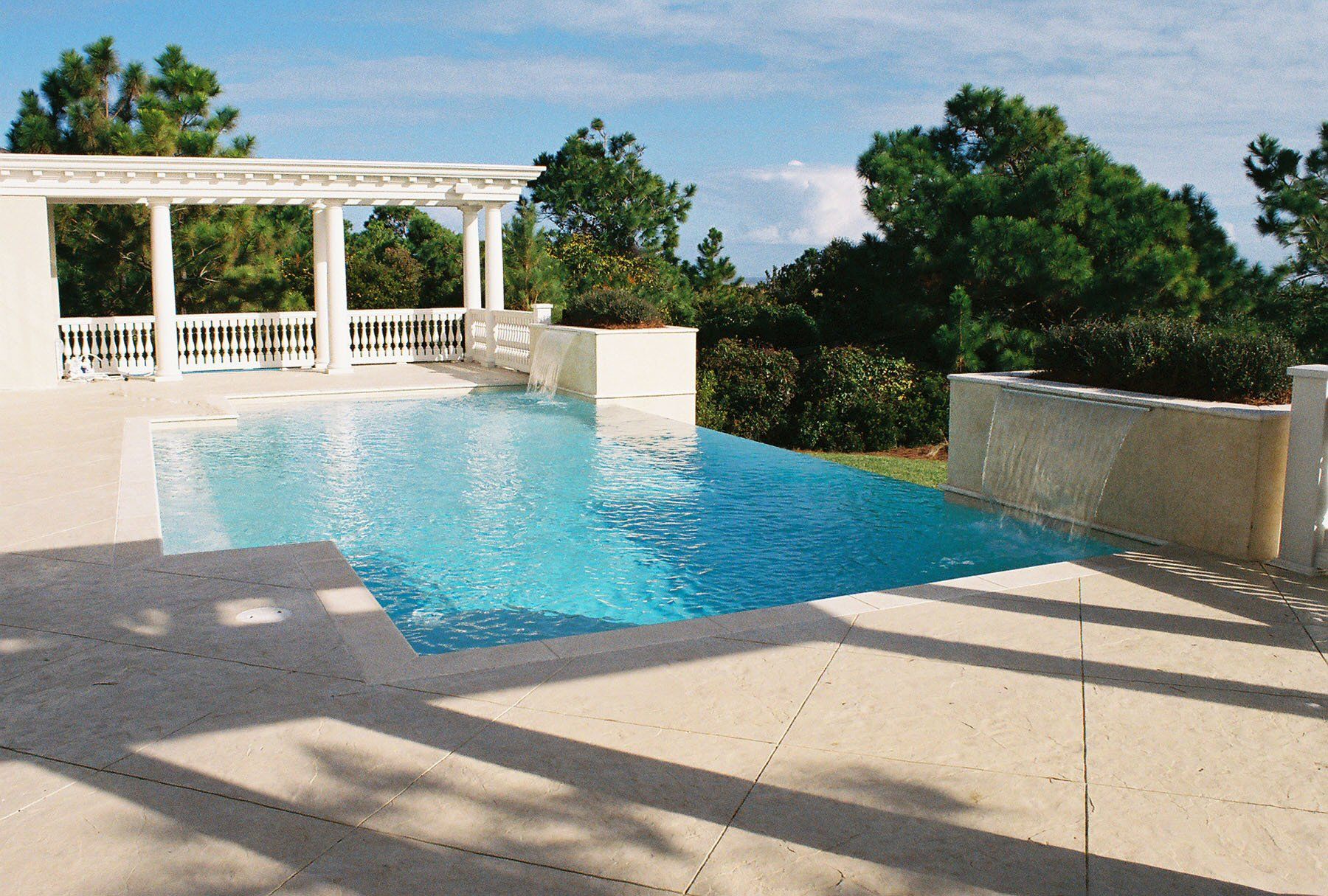 Clear Blue Pool Beside a Terrace — Summerville, SC — Clearblue Pools