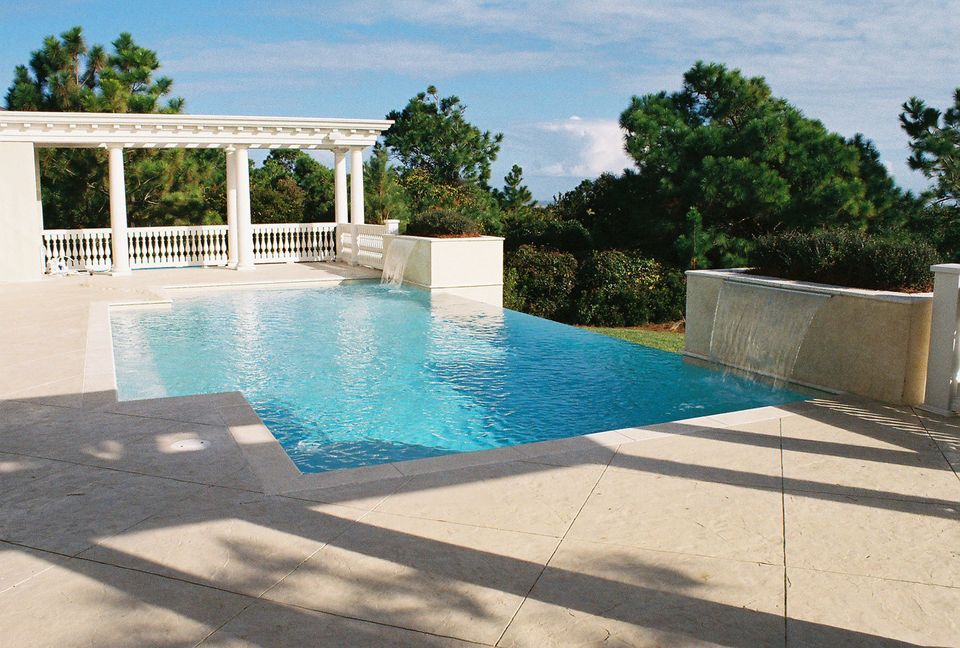 Clear Blue Pool Beside a Terrace — Summerville, SC — Clearblue Pools