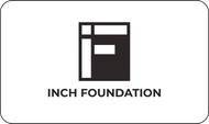Inch Foundation logo with a black geometric icon and text on a white background