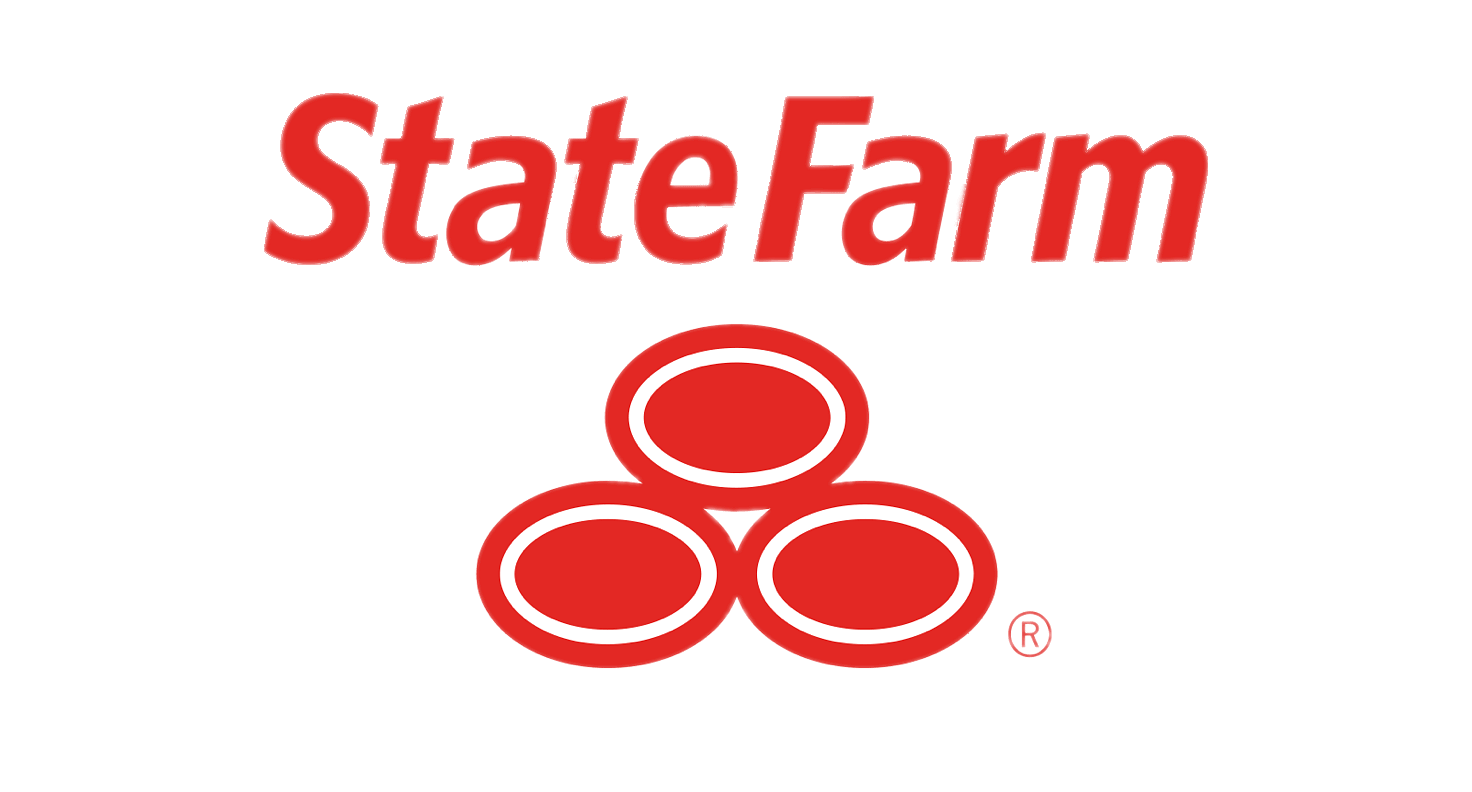 The state farm logo is red and white on a white background.