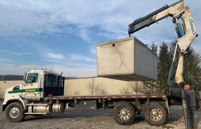 Tank delivery