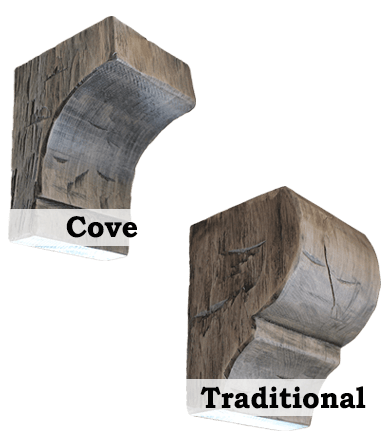 Corbel Styles - Cove and Traditional