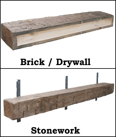 Mounting to brick or drywall and stonework
