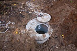 Septic tank at a construction site - septic tank in Mukilteo WA
