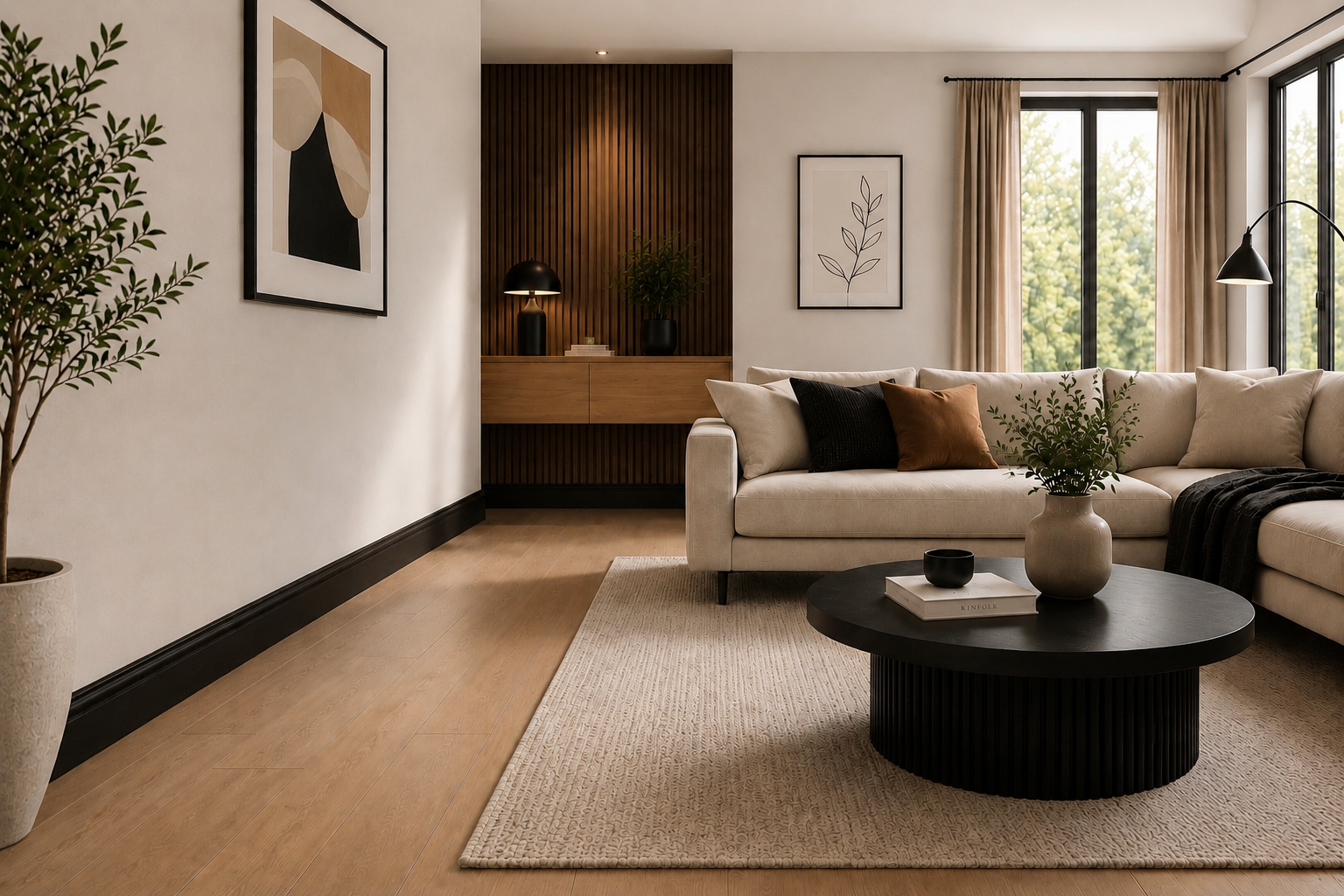Wooden skirtings adding style and durability to modern home interiors