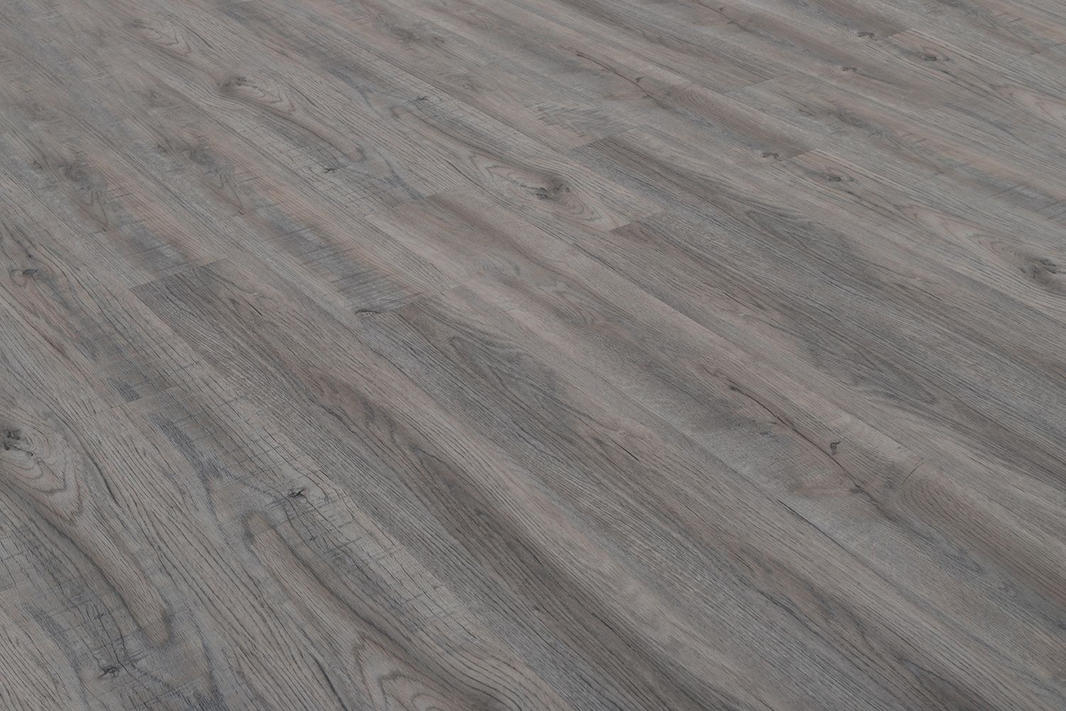 A close up of a gray wooden floor.