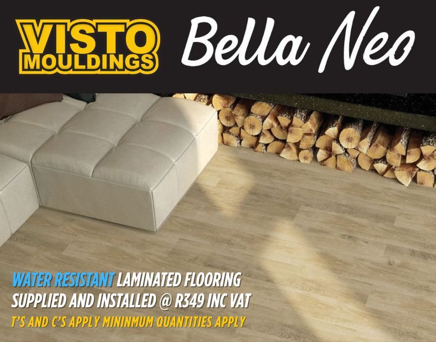 A massive sale of laminate flooring is being advertised