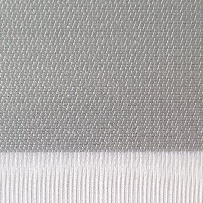 A close up of a piece of fabric with a white stripe on the bottom.