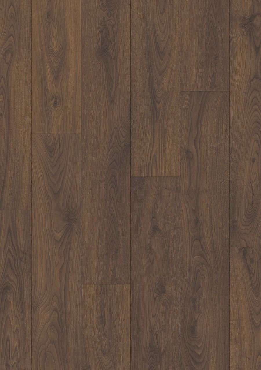 A close up of a brown wooden floor.
