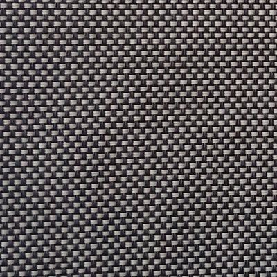 A close up of a black and white woven fabric.