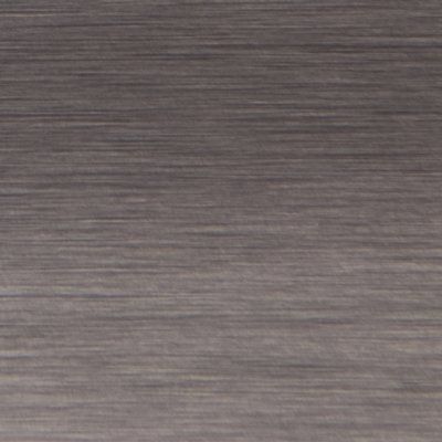 A close up of a stainless steel surface with a brushed finish.