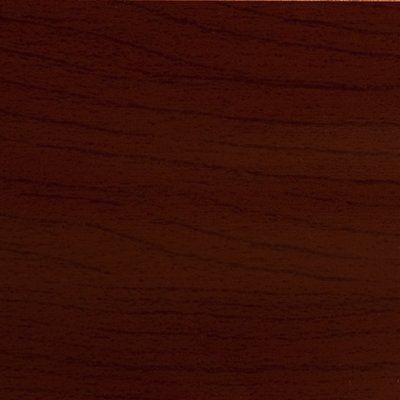 A close up of a piece of dark brown wood.