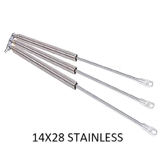 Four Stainless Steel Rods Are Stacked on Top of Each Other on a White Background — Strut Re-gas Mackay In Ooralea, QLD