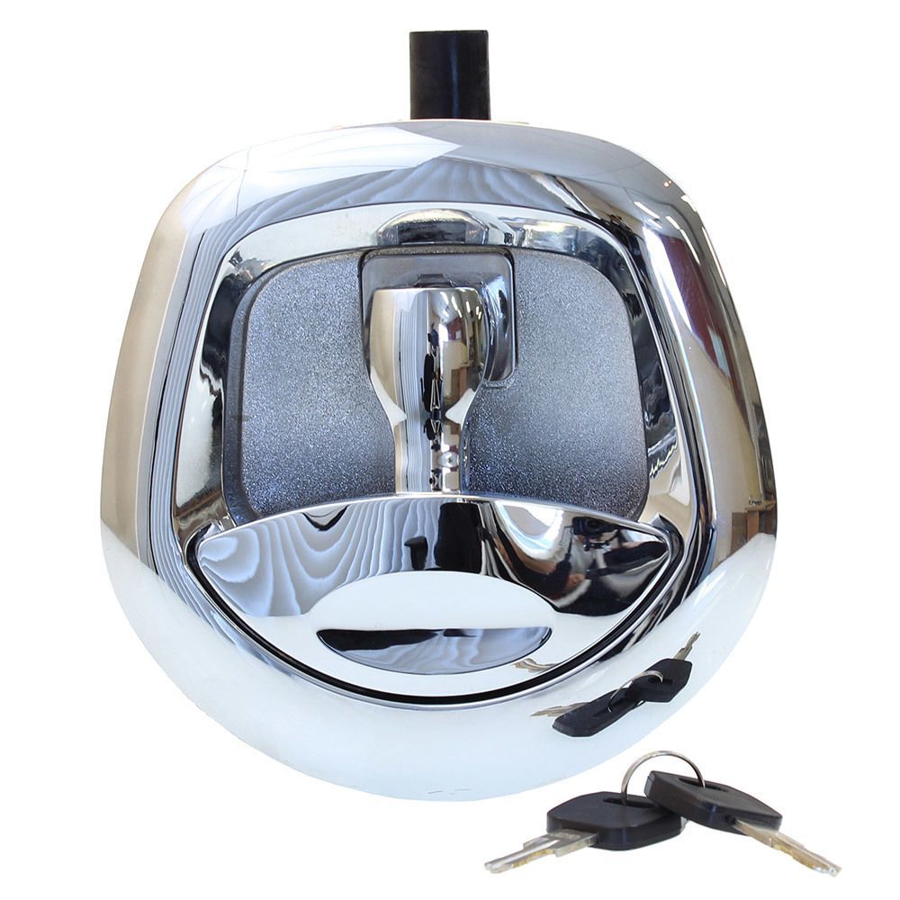 Chrome-plated Boat Door Lock With Keys — Strut Re-gas Mackay In Ooralea, QLD