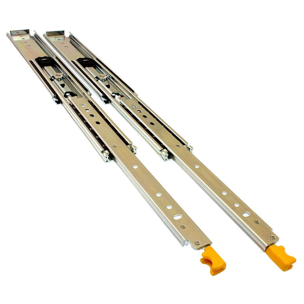 Pair of Heavy-duty Drawer Slides in Silver Metal — Strut Re-gas Mackay In Ooralea, QLD