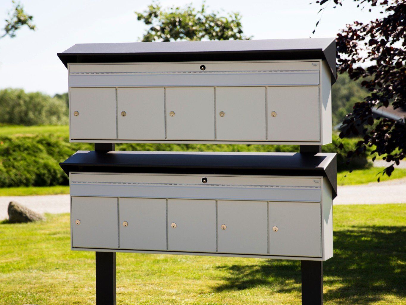 System postkasser i Oslo og omegn på stativ