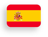 La bandera de España es roja y amarilla y tiene una corona.