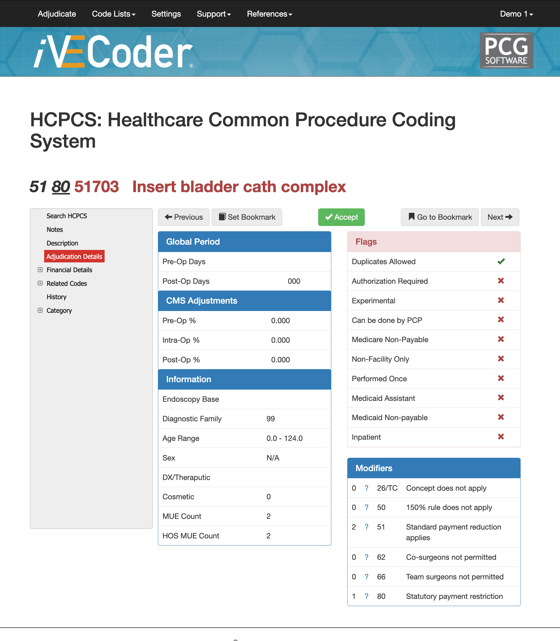 cpt code 51703,insert bladder cath complex