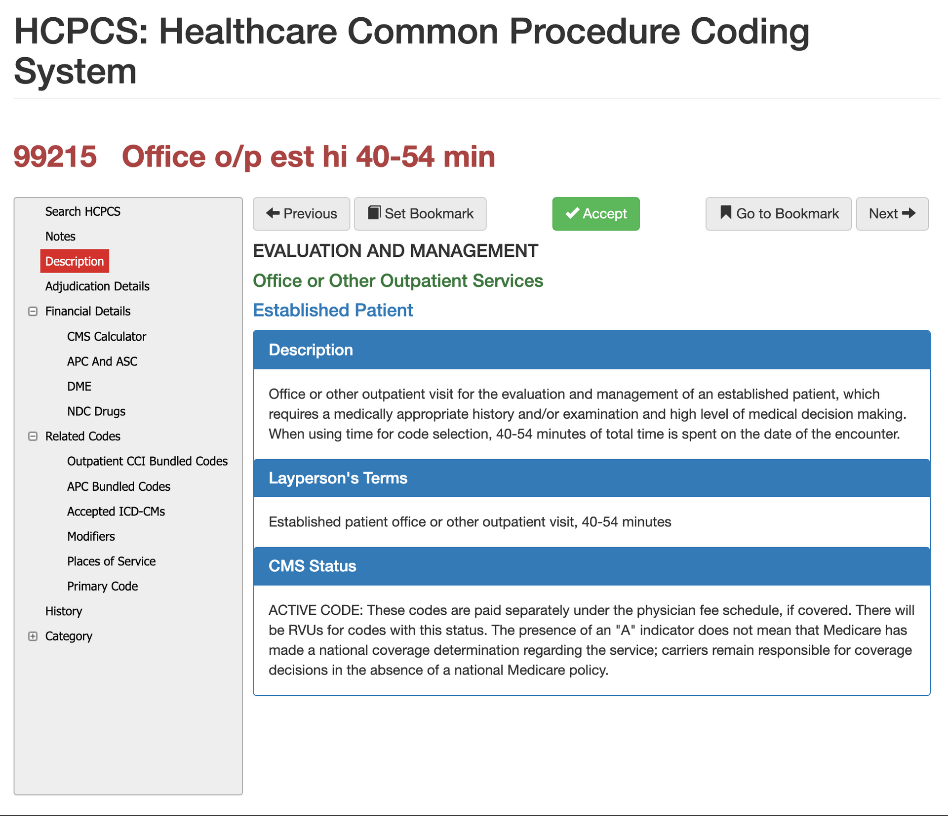 CPT Code 99213 Knowledge Usage And Studies
