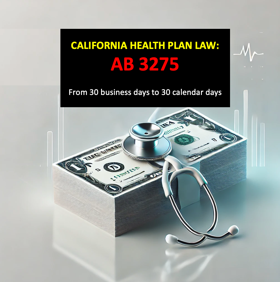 ab 3275,ca ab 3275,california health plan payment deadline law