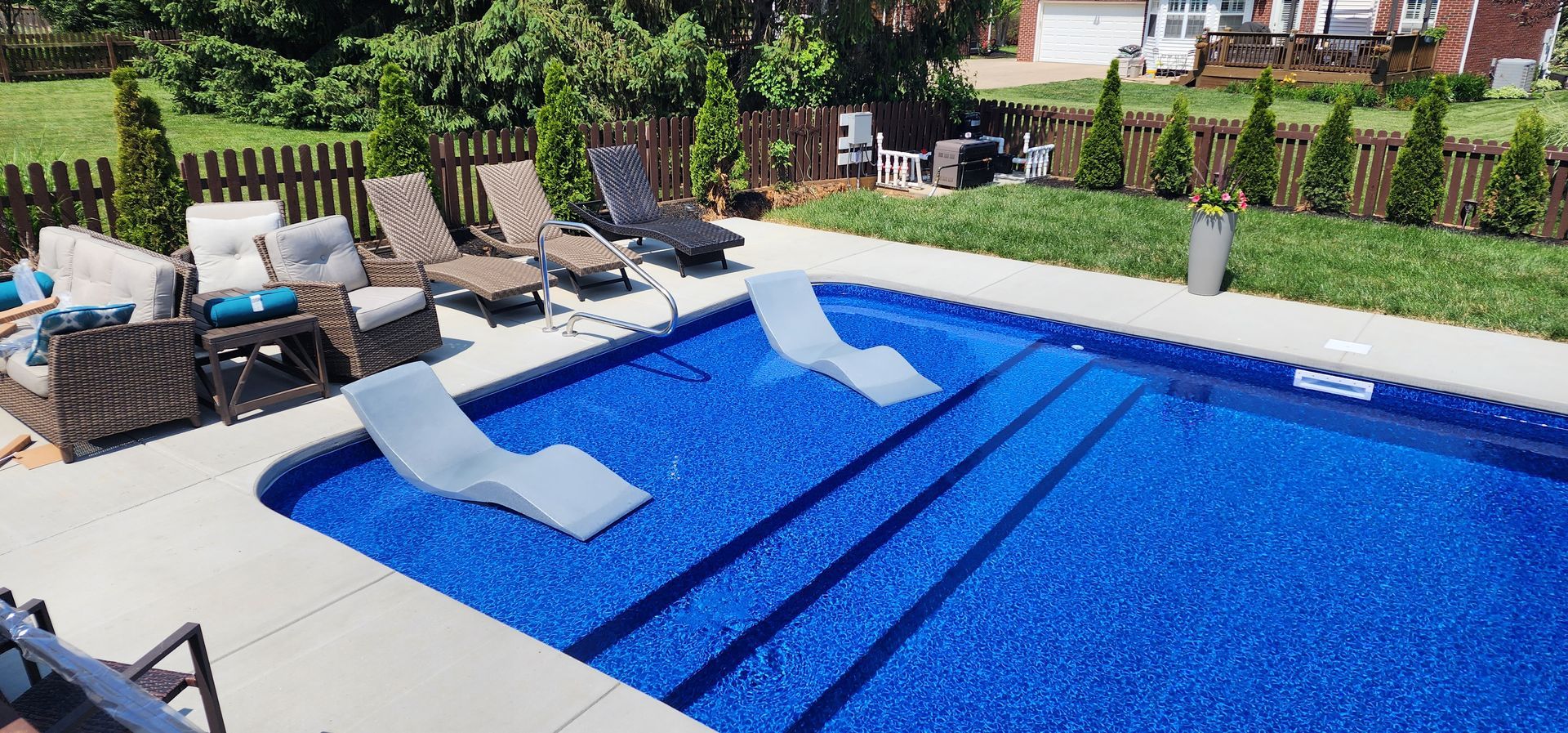 Pool fence installation