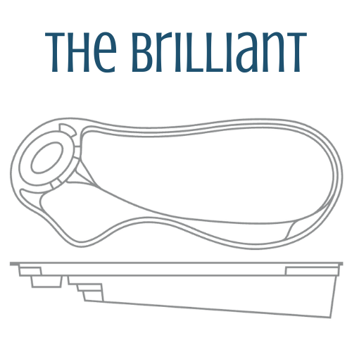 Pool design schematic labeled