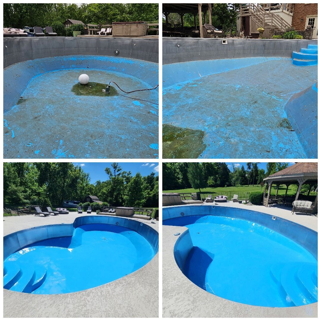 Pool resurfacing