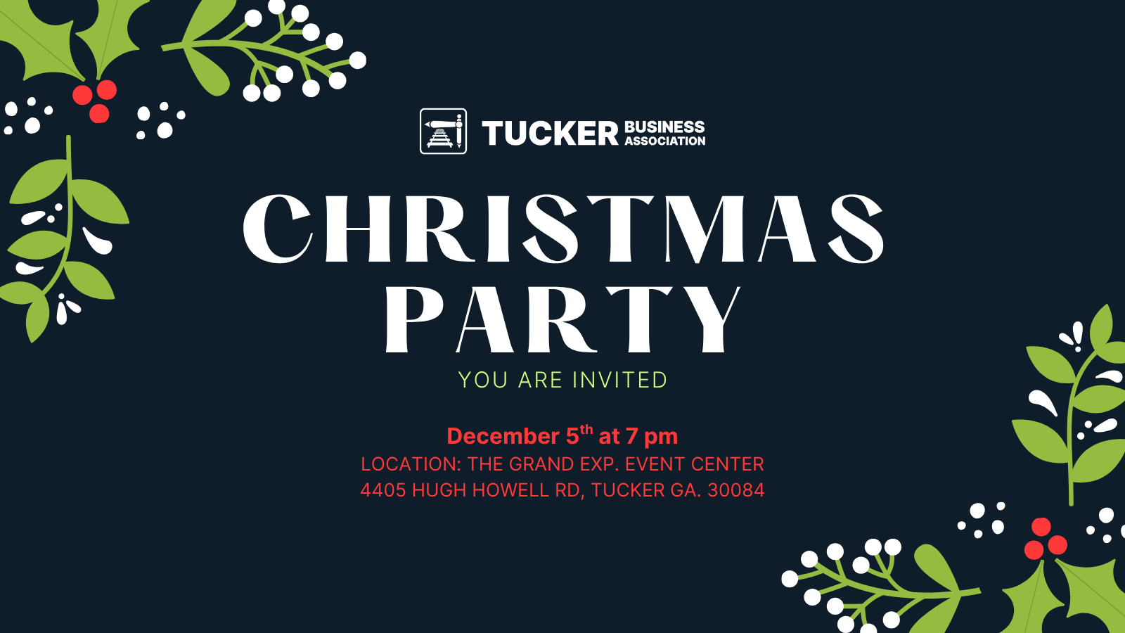 Join the TBA Christmas Party!