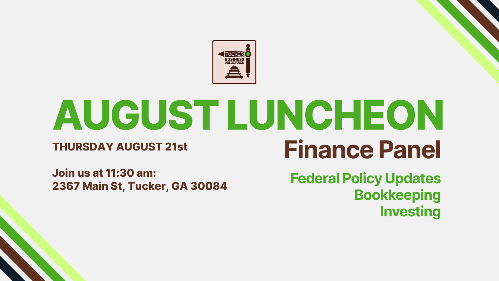 Join the TBA Luncheon!