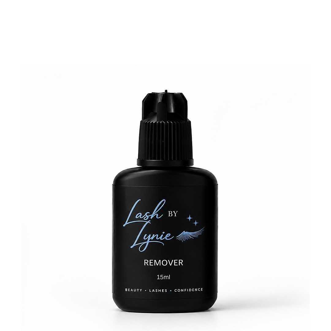 Zwarte fles met opschrift 