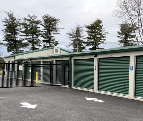 Agawam Self Storage Center facility image with gate