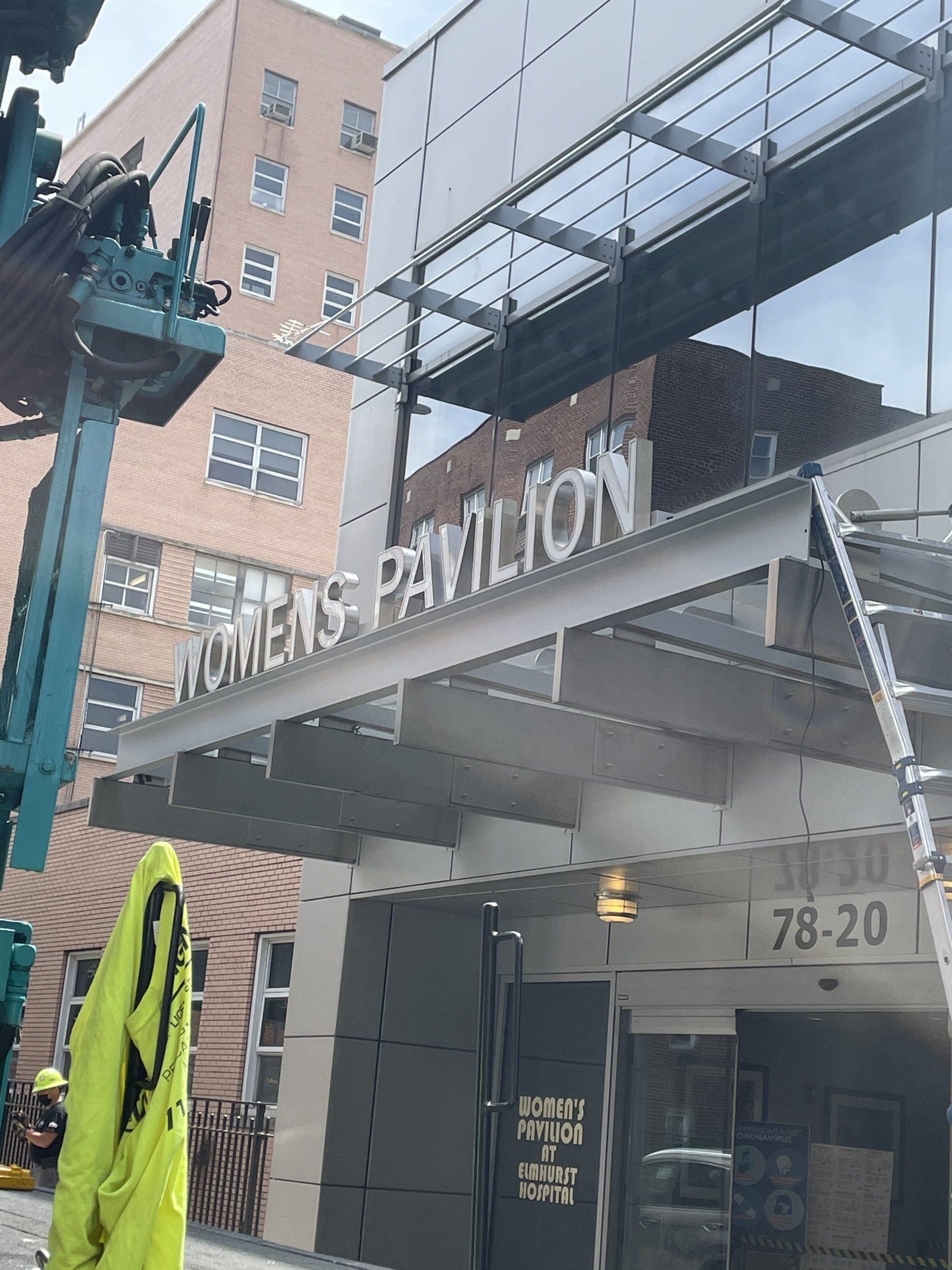 A building with a sign that says women 's pavilion