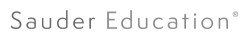 The sauder education logo is on a white background.