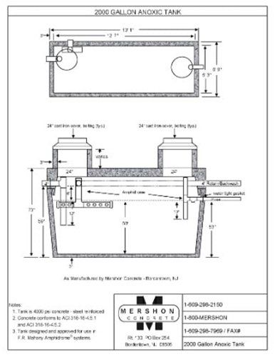 2000 Gallon Anoxic Tank