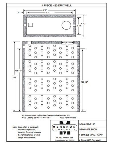 4 Piece h2o Dry Well