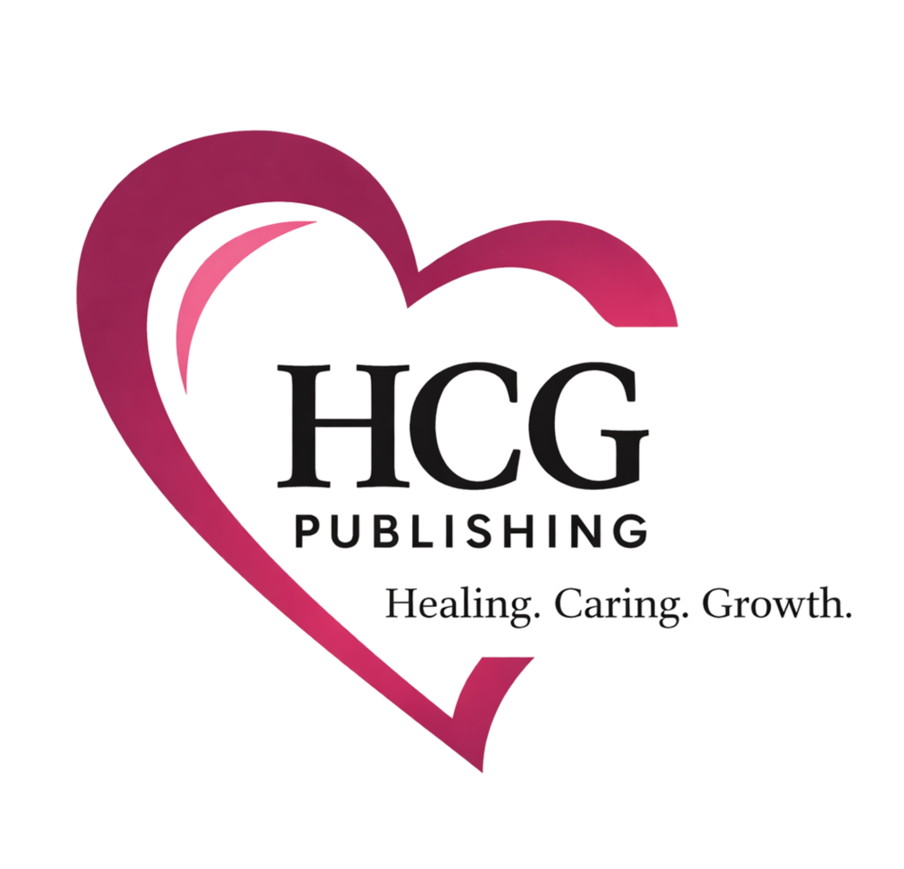 HCG Publishing logo: open book above