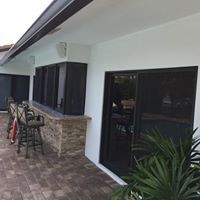 Bronze Hurricane window and sliding door