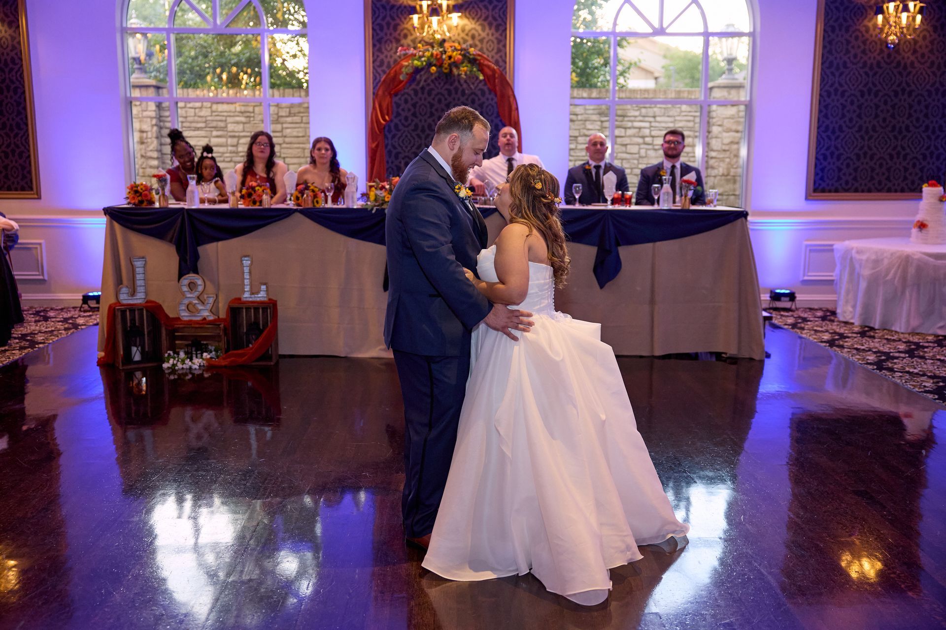 Bride and Groom Dancing