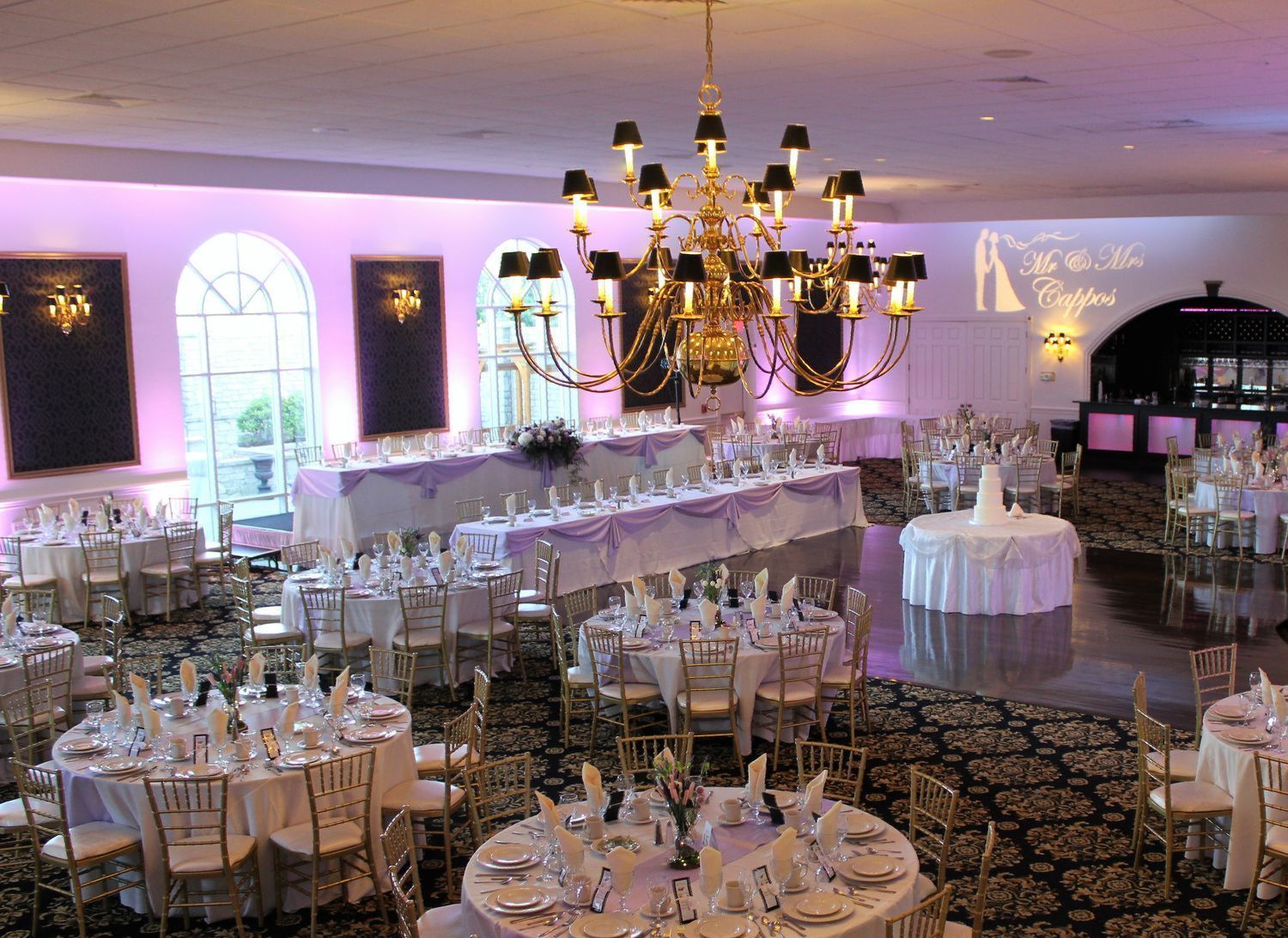 East Room Lilac Wedding
