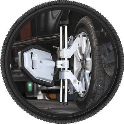 wheel alignment.
