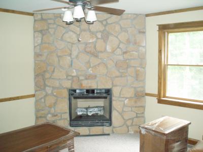 Remodel basement, upstairs bath, install fireplace and paint interior of home in Sate College, PA