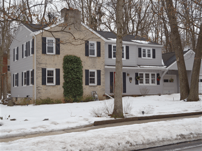 Siding installation on two story home in State College, PA