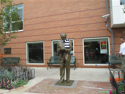 Schlow Library Eugene Brown Statue - Commercial Project in State College, PA