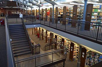 Library Interior View — Commercial Builders in State College, PA