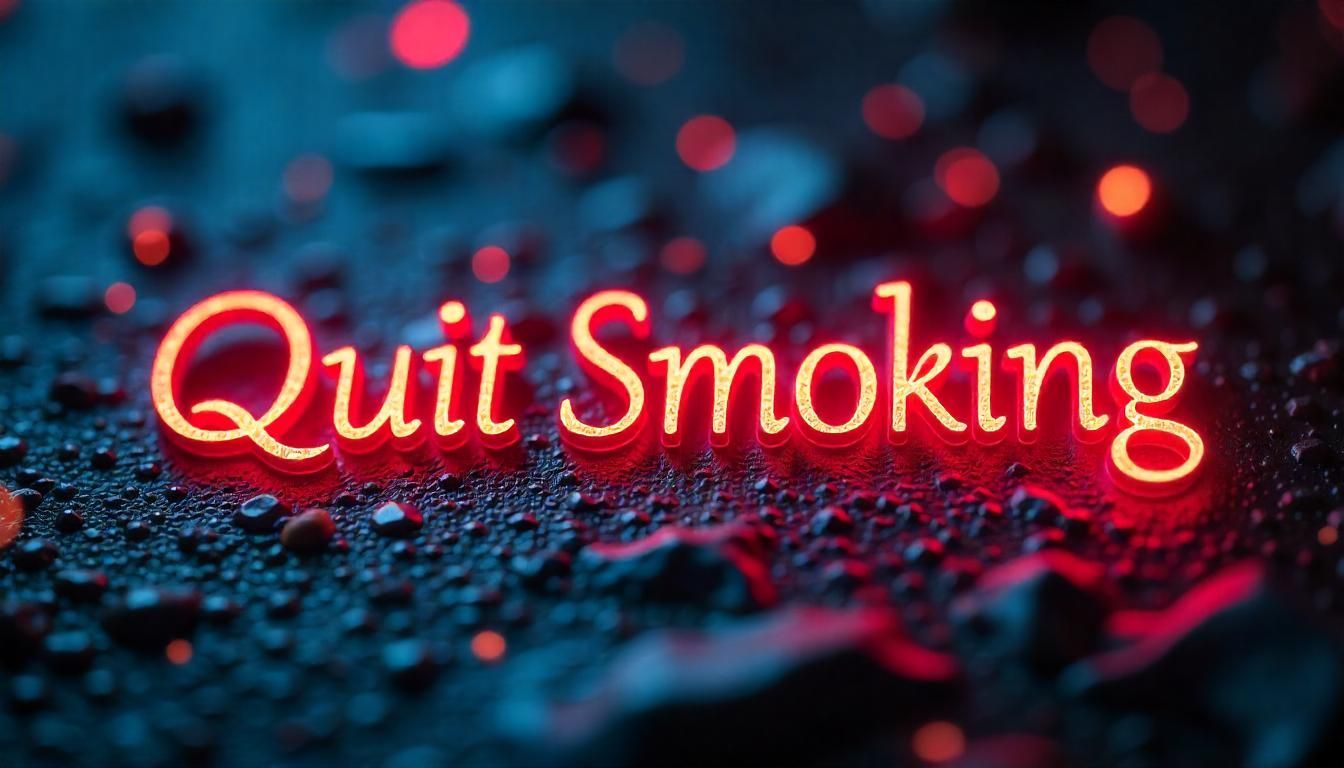 Quit Smoking Neon Orange