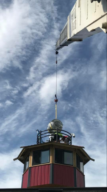 Crane Attached to Steel Drum — Kansas City, MO — Prestige Crane Service
