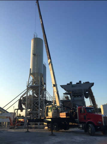 Red Boom Truck Crane — Kansas City, MO — Prestige Crane Service