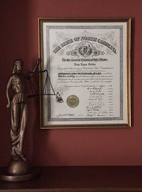 Legal Help — Certificate in Goldsboro, NC