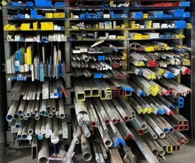 Metal Pipes on Shelves — Carlisle, PA — Ritner Steel Inc.