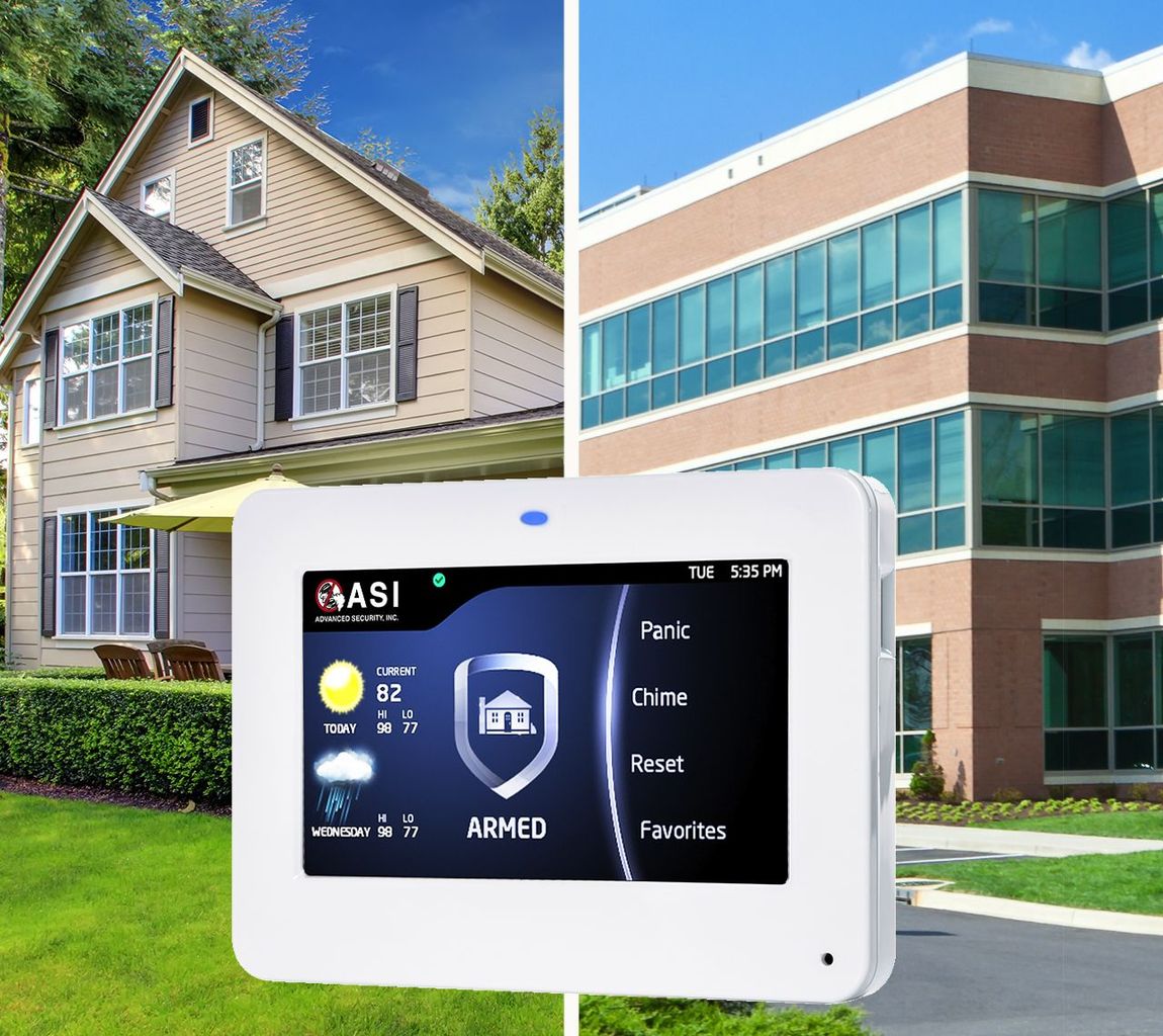 home an office building with asi security keypad